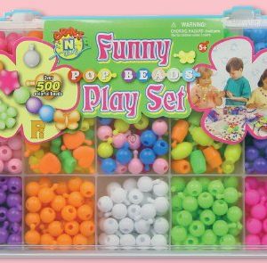 PVC Kralen funny pop 500 st.