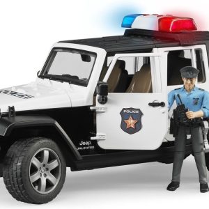 Politie Jeep Wrangler met politieagent