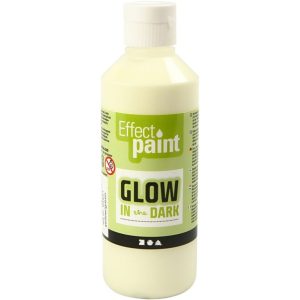 Glow-in-the-Dark verf 250ml – groen/geel