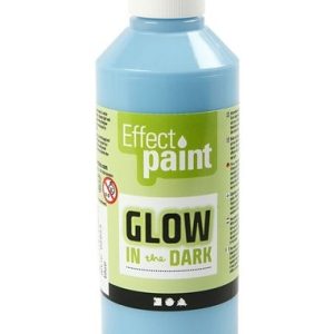 Glow-in-the-Dark verf 250ml – lichtblauw