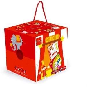 Scratch Spel – 2 SPEELBORDEN CIRCUS/Ganzenbord en Ludo