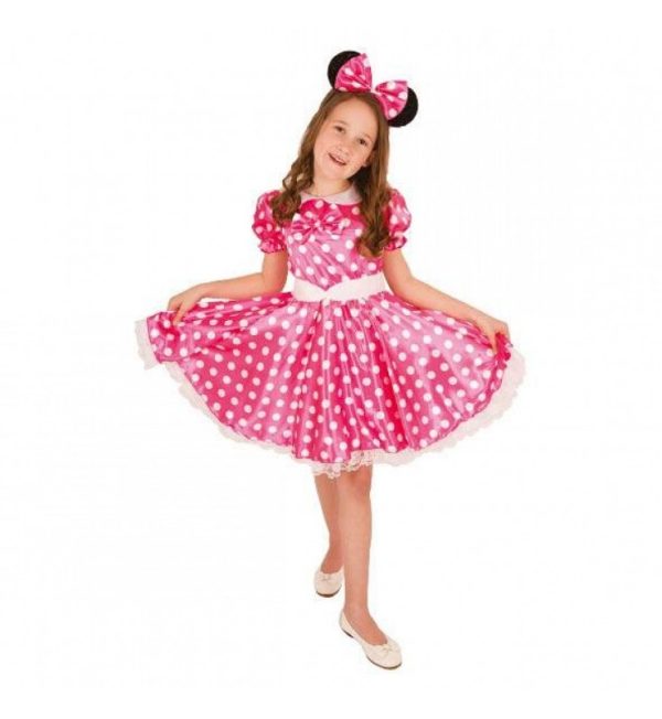 Kostuum Minnie Mouse (roze)