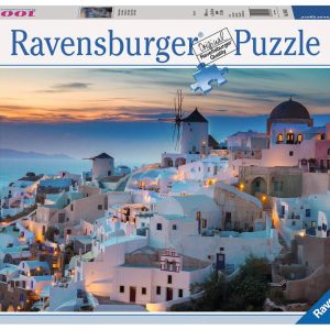 Puzzel 1000 st Avond in Santorini