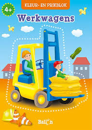 Kleur- en prikblok – Werkwagens