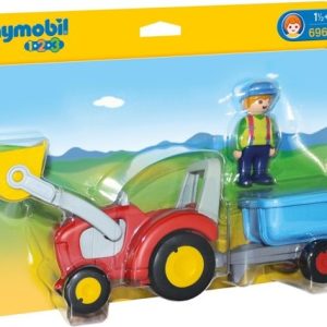 PM 1.2.3 – Boer met tractor en aanhangwagen 6964