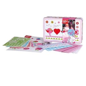Apli Kids Sticker Spel metalen doos “My Secrets Box”