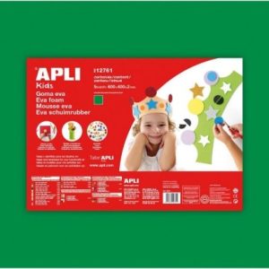 Apli Kids Schuimrubber 60x40cm (1 vel) – donkergroen