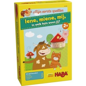 Mijn eerste spellen – Iene, miene, mij, in welk huis woon jij?