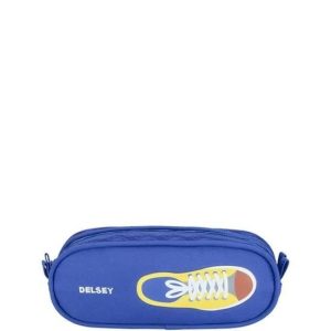 Delsey pennenzak 2 compartimenten blauw