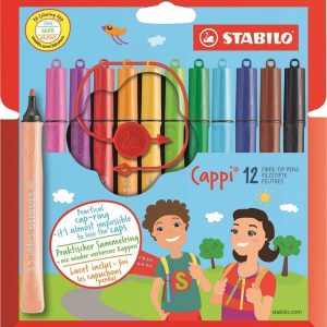 Stabilo Cappi viltstiften – Etui (karton) 12stuks