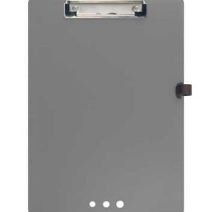 Klembord A4+ met penhouder – rook grijs