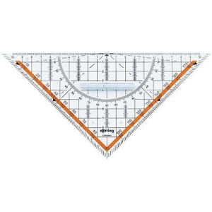 Rotring Geodriehoek professioneel met afneembare greep + hypotenusa – 32cm
