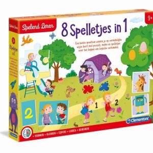 Education Clementoni – 8 Spelletjes in 1 (3-6jaar)