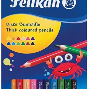 Pelikan Kleurpotloden (driehoekig) “JUMBO” 17,5cm – 12stuks