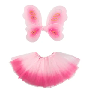 Set Fee (vleugels en tutu) – roze