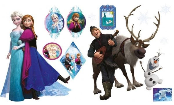 Muursticker Disney Frozen & Co