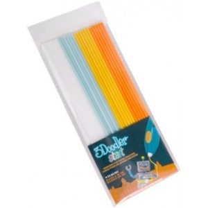 3Doodler navulling met 24 kleurstaafjes – Mix 2 (grijs/blauw/groen/rood)