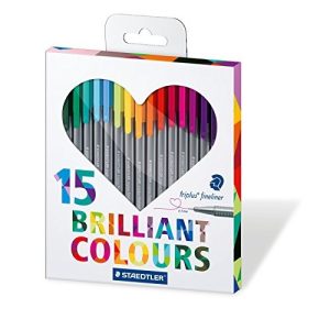 Fineliner Triplus #Heart# 0.3mm – 15stuks