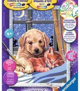 Schilderen op nummer  – Goedenacht, bonne nuit!