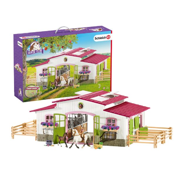 Schleich Horse Club - Manege met ruiter en paarden