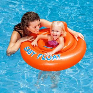 Zwemring (Ø 76cm) babysitter – BABY FLOAT (oranje)