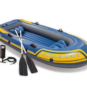 Roeiboot set CHALLENGER 3 (295x137x43cm) – blauw