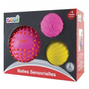 Sensoriële ballen – 3 stuks (roze)