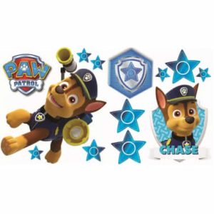 Paw Patrol – Muursticker “Chase” (2 sheets A3)