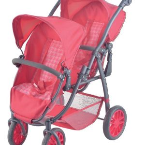 Tandem buggy voor poppen