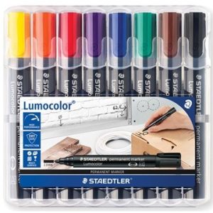 Lumocolor Permanent-Marker 2mm/ronde punt – 8stuks