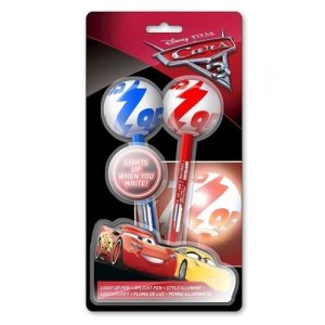 Disney Cars 3 – Light Up Pen 2stuks