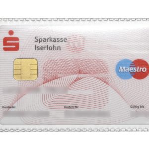 Beschermhoes voor creditcards (54x86mm) – transparant