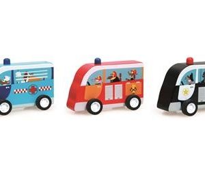 Scratch On The Road – 3 Pull-back auto’s hulpdiensten