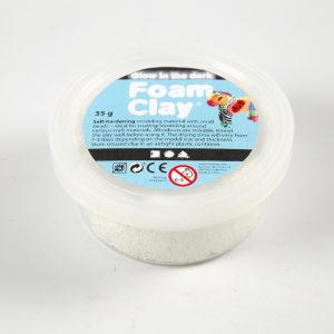 Foam Clay Glow-in-the-Dark 35gr – wit