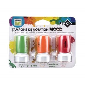 Beloningsstempel (emoticons hoofden) – 3stuks