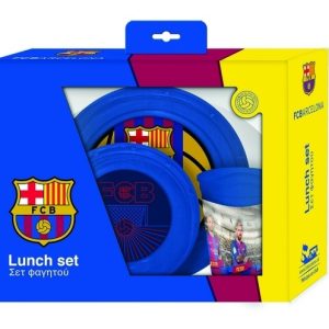 FC Barcelona – Lunchset (bord, kom en beker)