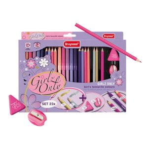 Girlz Only Set (viltstiften/poltloden/gom/slijper) 32stuk