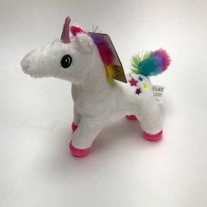 Unicorn pluche (wit) – 15cm