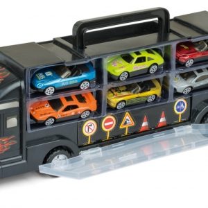 Truck opbergkoffer + 6 auto’s