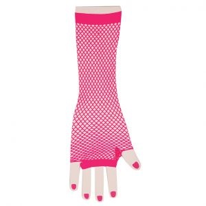 Handschoen visnet – fuchsia