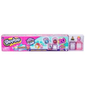 Shopkins (reeks 8) Shoppies World Europe – Mega Pack