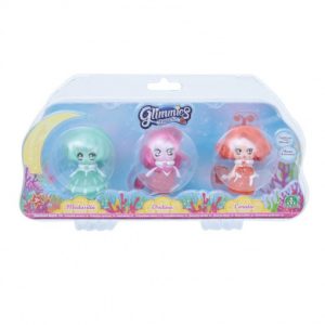 Glimmies Aquaria figuurtje 6cm – 3-pack