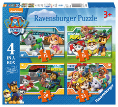 Puzzel 4-in-1 (12/16/20/24stuks) Paw Patrol