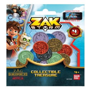 Zak Storm – Te verzamelen schat (4 muntstukken)