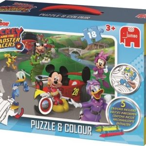 Disney Mickey and the Roadster Racers – Puzzel & Kleur Medium