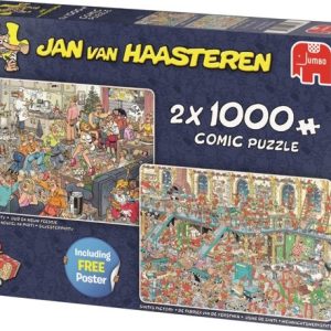 Jan van Haasteren – Fijne Feestdagen 2-in-1 (2x1000stuks)
