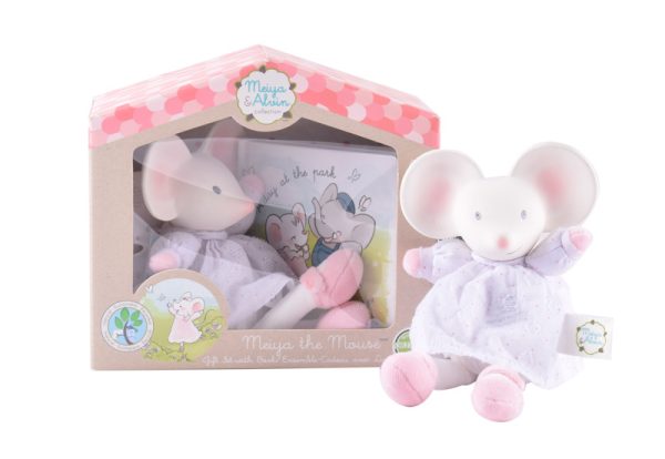 Meiya & Alvin - Muis Meiya met prentenboek (cadeaubox)