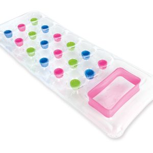 Watermatras (188x71cm) – SUNTANNER transparant (roos OF groen)