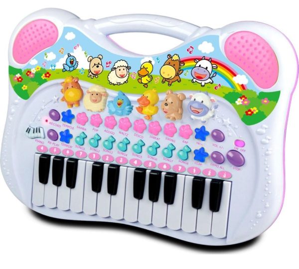 Dieren Piano - roze