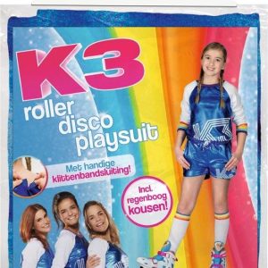 K3 Rollerdisco verkleedpak 3-5j